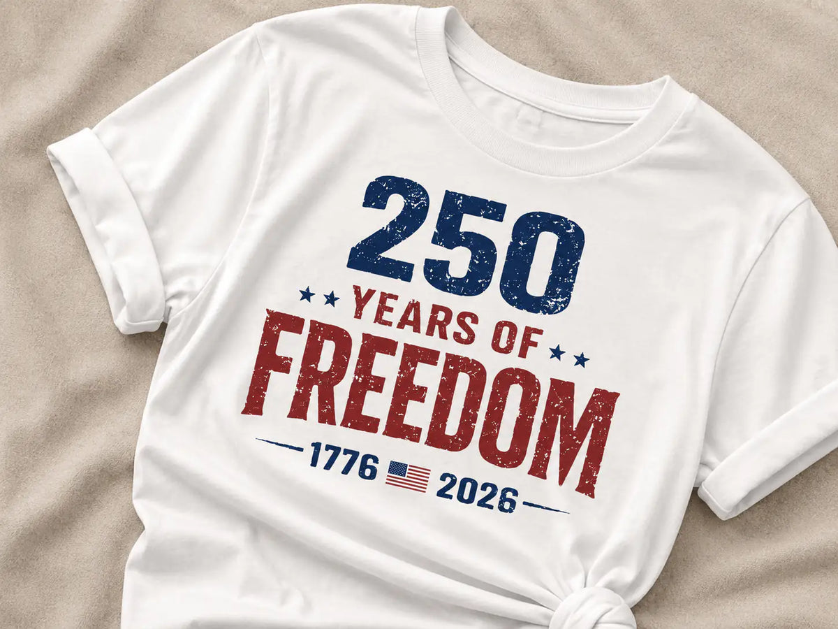250 Years of Freedom Heritage T-Shirt | My Lucky Tee