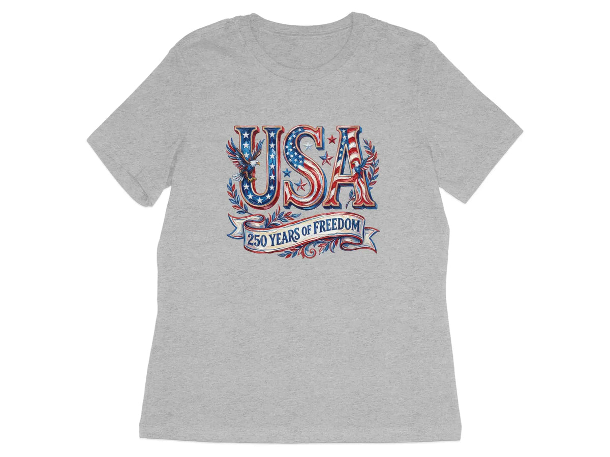 250 Years of Freedom USA Eagle T-Shirt | My Lucky Tee