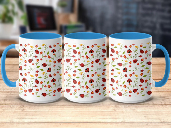 Ladybug Garden Ceramic Mug | My Lucky Tee