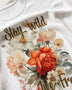 Stay Wild Live Free Floral Tee | My Lucky Tee