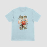 Stay Wild Live Free Floral Tee | My Lucky Tee