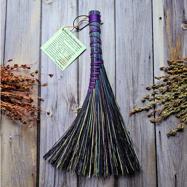 Turkey Wing Whisk Broom - Decorative Broom - Cottagecore Charm