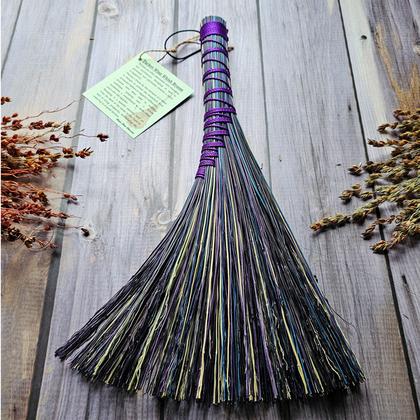 Turkey Wing Whisk Broom - Decorative Broom - Cottagecore Charm