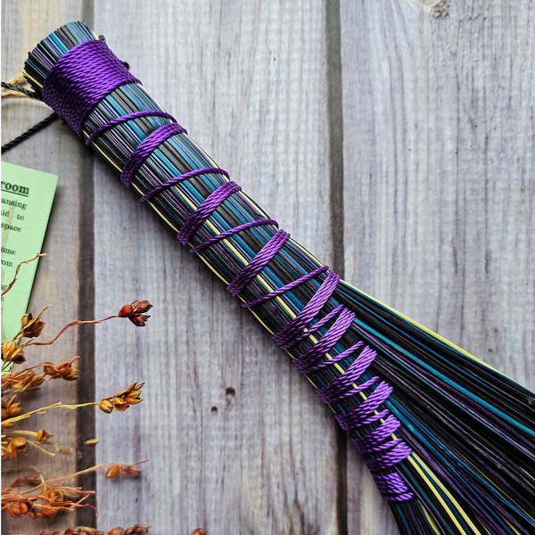 Turkey Wing Whisk Broom - Decorative Broom - Cottagecore Charm