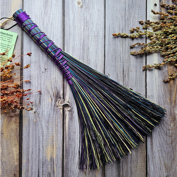 Turkey Wing Whisk Broom - Decorative Broom - Cottagecore Charm