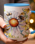 Wildflower Bee Ceramic Mug | My Lucky Tee