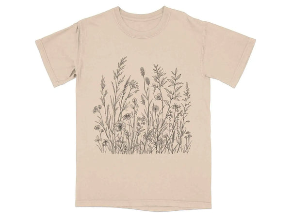 Wildflower Botanical Graphic Tee | My Lucky Tee