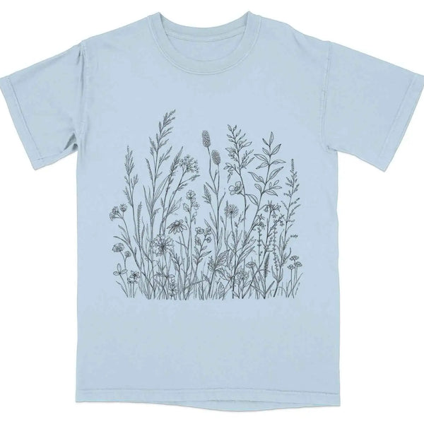 Wildflower Botanical Graphic Tee | My Lucky Tee