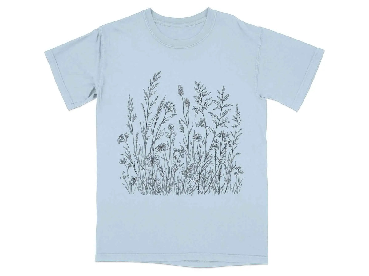 Wildflower Botanical Graphic Tee | My Lucky Tee