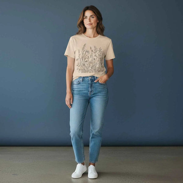 Wildflower Botanical Graphic Tee | My Lucky Tee